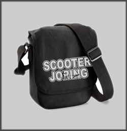 Scooter Joring Small Shoulder Bag